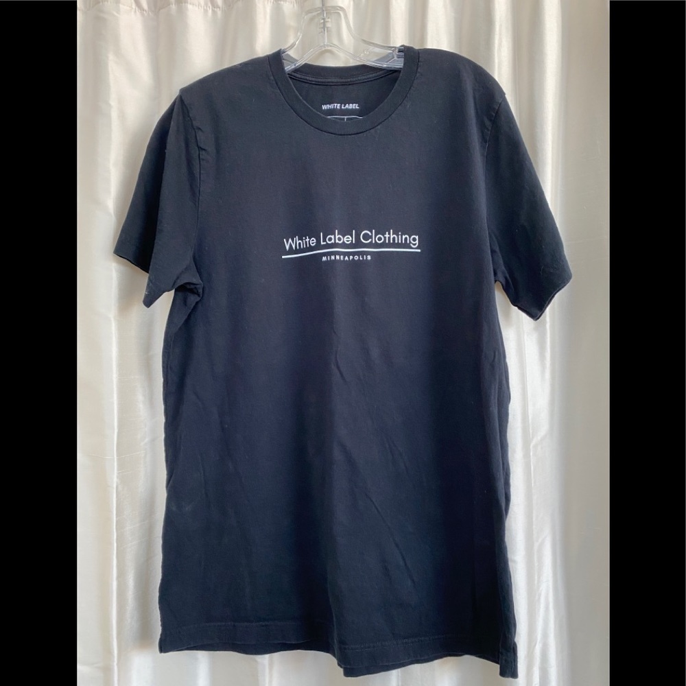 black graphic t-shirt.  Large